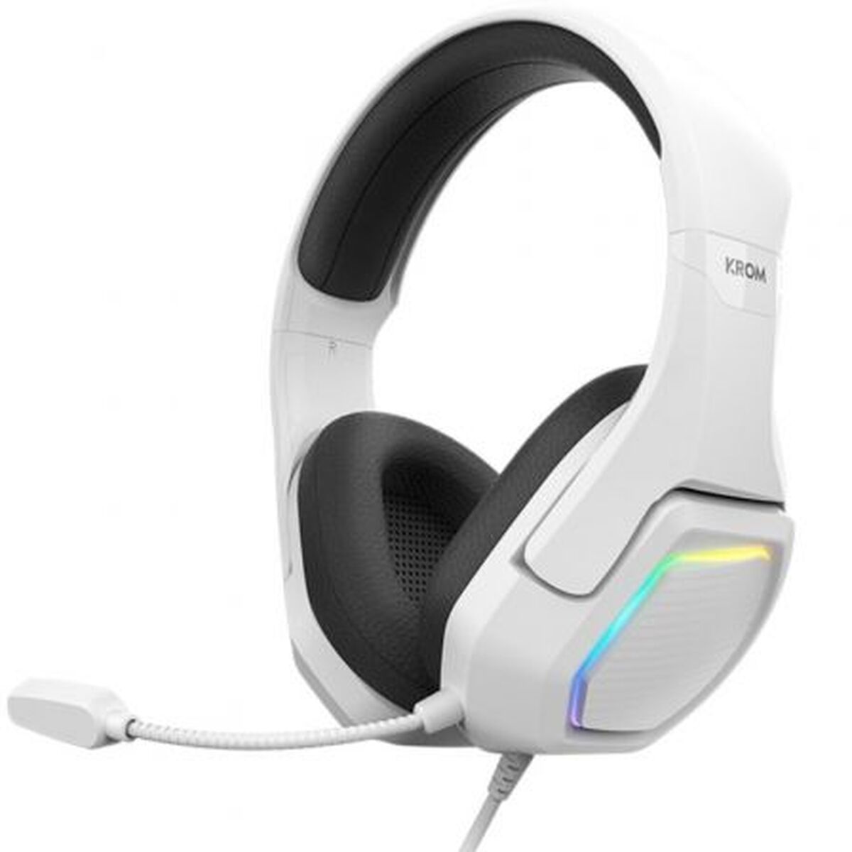 Auricolari con Microfono Krom NXKROMKOPA71WH Nero