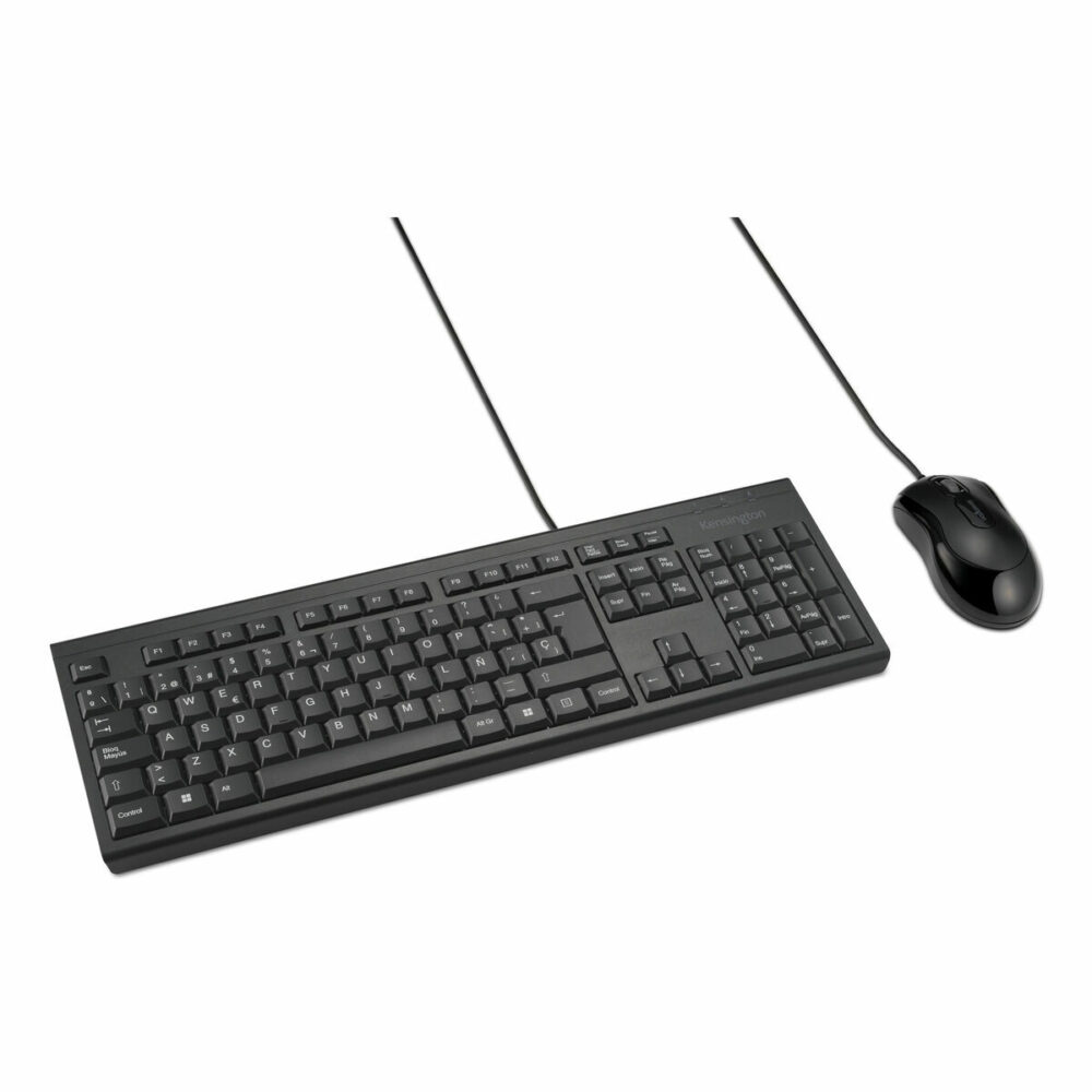 Tastiera e Mouse Kensington K75452ES Nero Qwerty in Spagnolo