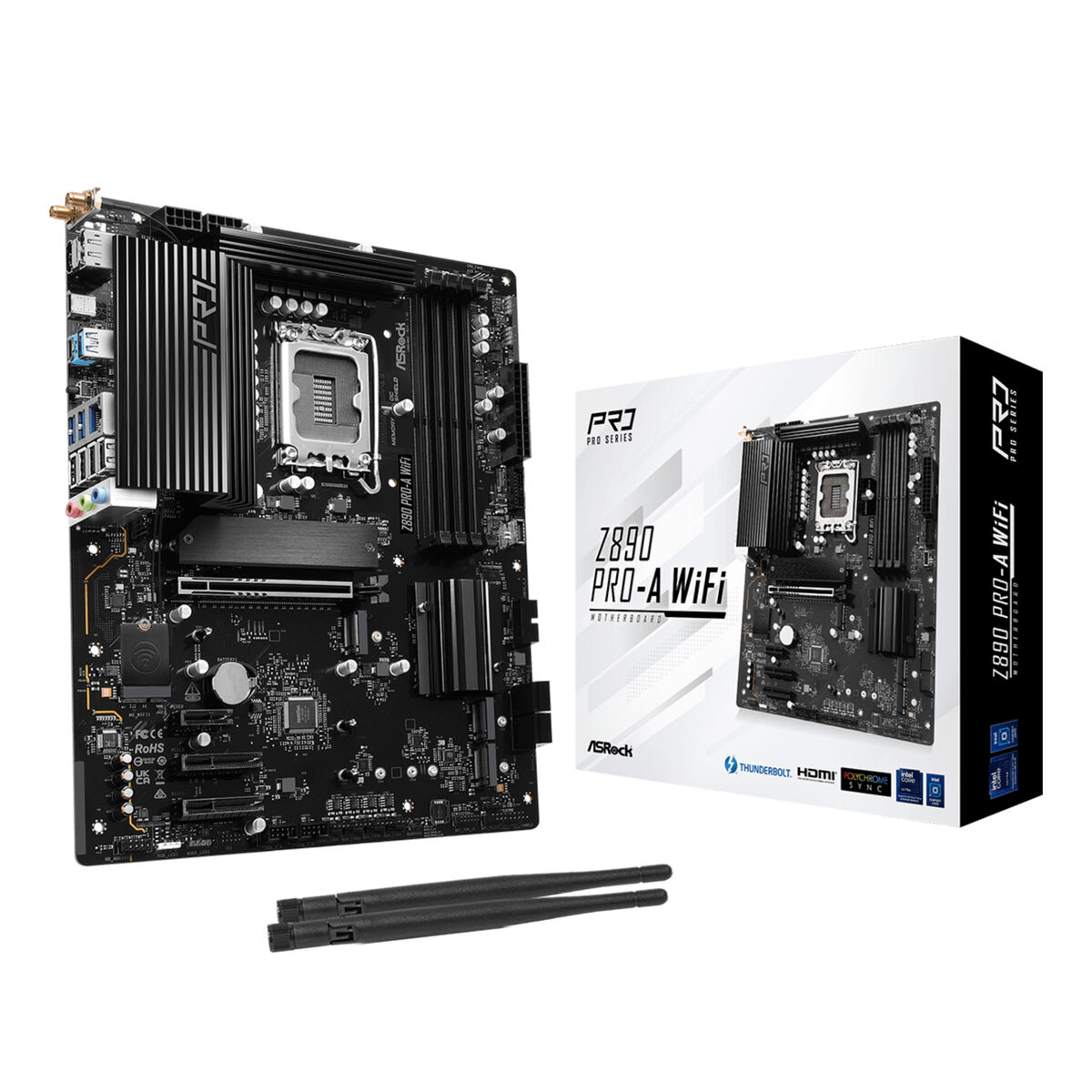 Scheda Madre ASRock Z890 Pro-A WiFi Intel Z890 LGA 1851