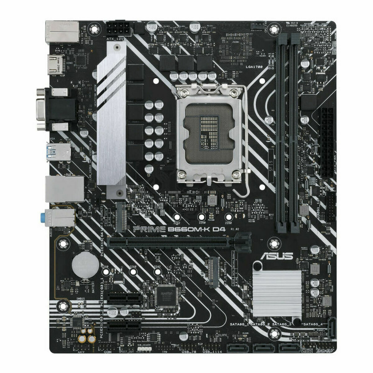 Scheda Madre Asus ASUCMPB660MK0 mATX 4XDDR4 LGA 1700 INTEL B660