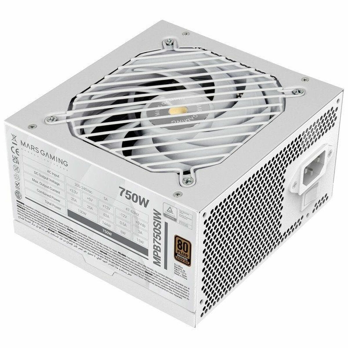 Fonte di Alimentazione Mars Gaming MPB750SIW ATX 750 W 80 Plus Bronze