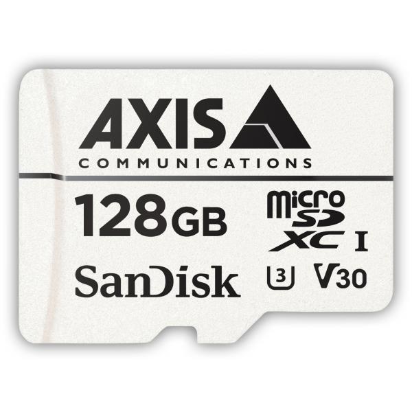 Axis 01491-001 memoria flash 128 GB MicroSDXC Classe 10 (SURVEILLANCE CARD 128 GB - 01491-001, 128 GB, MicroSDXC, - Class 10, 80 MB/s, 80 MB/s, Class 1 [U1] - Warranty: 60M)