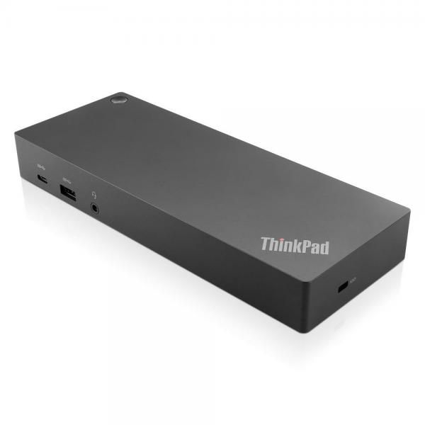 Lenovo ThinkPad Hybrid USB-C with USB-A Dock Cablato USB 3.2 Gen 2 [3.1 Gen 2] Type-C Nero (ThinkPad Hybrid USB-C with USB-A Dock includes power cable. For CH.)
