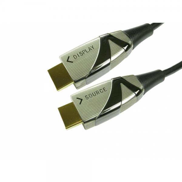 Cables Direct NLHDMI-AOC030 cavo HDMI Nero (30m Active Optical HDMI Cable â?? 18Gbps, 4k @60Hz)