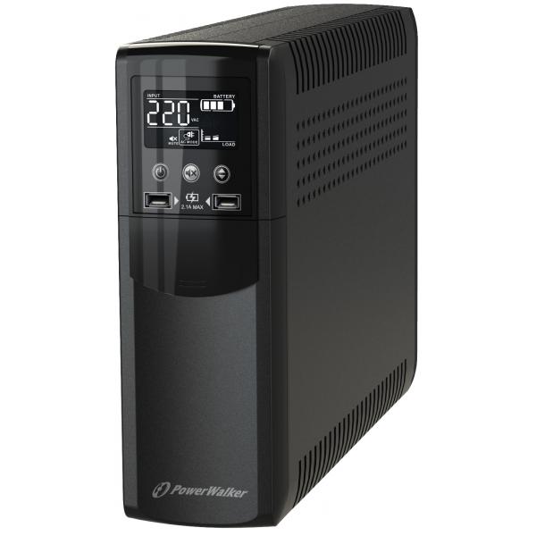 PowerWalker VI 1000 CSW gruppo di continuità [UPS] A linea interattiva 1 kVA 600 W 4 presa[e] AC (PowerWalker VI 1000 CSW - UPS - 600 Wa)