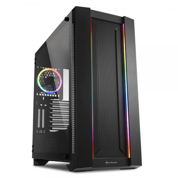 Sharkoon ELITE SHARK CA200M Midi Tower Nero (Sharkoon Elite Shark CA200M - tower -)