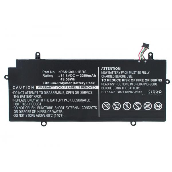 CoreParts MBXTO-BA0025 ricambio per laptop Batteria (Laptop Battery for Toshiba - 52.00Wh Li-Pol 14.8V 3380mAh - Black 50Wh Li-Pol 14.8V 3350mAh Black, Portege Z30, Portege Z30 Ultrabook, - Warranty: 12M)