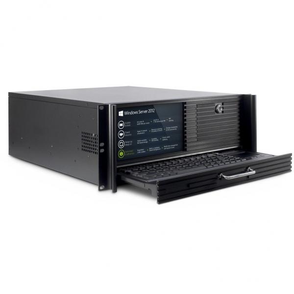 Inter-Tech 4U 4452-TFT Supporto Nero (Inter-Tech 4452-TFT - rack-monterbar -)