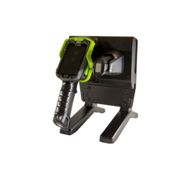 Zebra CRD-TC8D-2SUCHG-01 Caricabatterie per dispositivi mobili Lettore di codice a barre Nero, Verde Interno (TC8X DPM SINGLE SLOT USB CRADLE - W/SPARE BATTERY CHARGER)