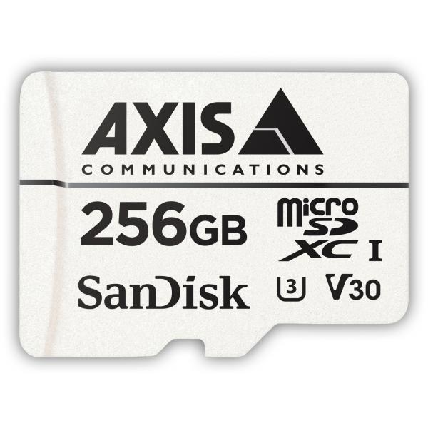 Axis 02021-001 memoria flash 256 GB MicroSDXC UHS (SURVEILLANCE CARD 256GB - 02021-001, 256 GB, MicroSDXC, - UHS, 100 MB/s, 50 MB/s, Class 3 [U3] - Warranty: 60M)