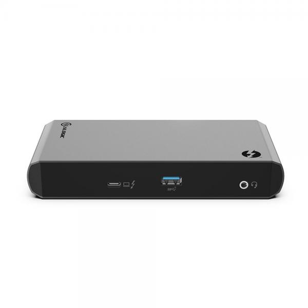 ALOGIC TB3DTRG2 replicatore di porte e docking station per laptop Cablato USB 3.2 Gen 2 [3.1 Gen 2] Type-C Nero, Grigio (THUNDERBOLT 3.0 TURBO DOCKING - STATION WITH USB-C COMPATIBILITY)