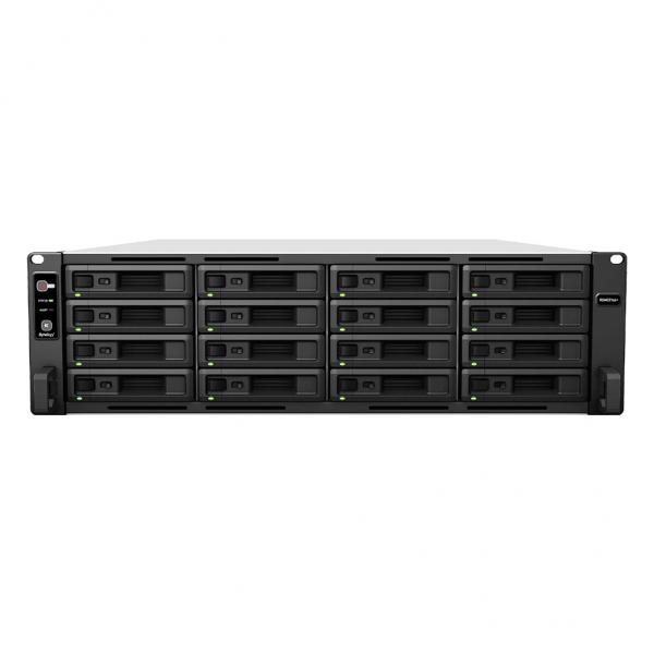 Synology RackStation RS4021xs+ NAS Armadio [3U] Intel® Xeon® D D-1541 16 GB DDR4 192 TB HDD DiskStation Manager Nero (Synology RS4021xs+/192TB HAT5300 16 Bay)