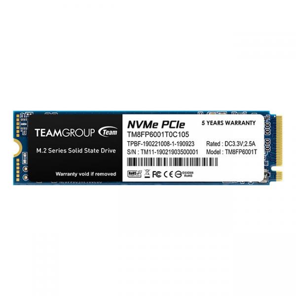 Team Group MP33 1 TB M.2 PCI Express 3.0 NVMe 3D NAND (Team 1TB MP33 M.2 NVMe Gen3 SSD, M.2 2280, PCIe3, R/W 1800/1500 MB/s)