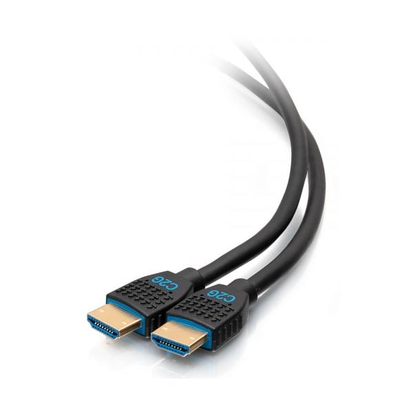 C2G Cavo HDMI ad alta velocità e ultra flessibile da 1,8 m della serie Performance - 4K 60 Hz a parete, classificazione CMG [FT4] (C2G 6ft 4K HDMI Cable - Performance Se)