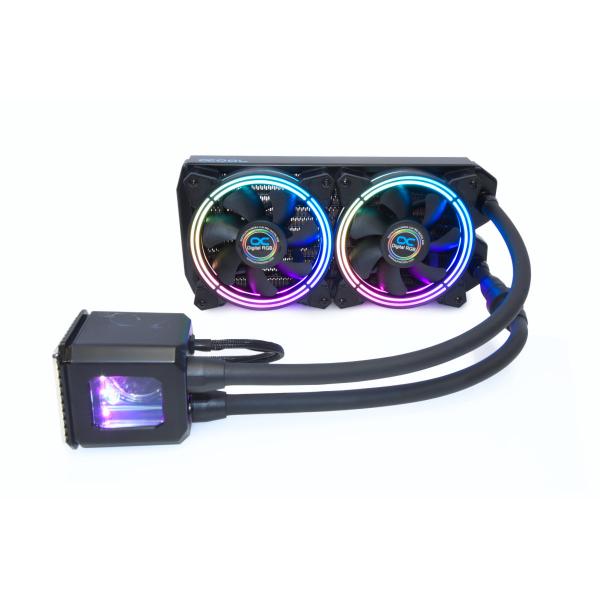 Alphacool Eisbaer Aurora 240 Processore Raffreddatore di liquidi tutto in uno 12 cm Nero 1 pz (Alphacool Eisbaer Aurora 240 - process)