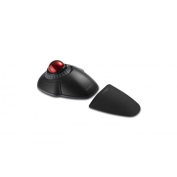Kensington Trackball Orbit® wireless con rotella di scorrimento - nera (Kensington ambidextrous Orbit with Scroll Ring Wireless Trackball - Black. Dual wireless connectivity [2.4 GHz; Bluetooth 3.0 a