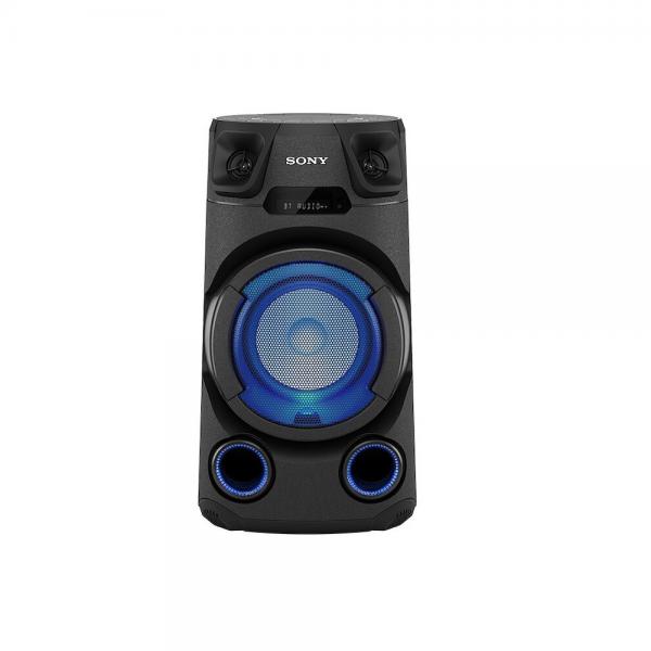 Sony MHC-V13 - Altoparlante Bluetooth All in One con JET BASS BOOSTER, Effetti Luminosi, Lettore CD, USB, Nero (High Powered Speaker Black)
