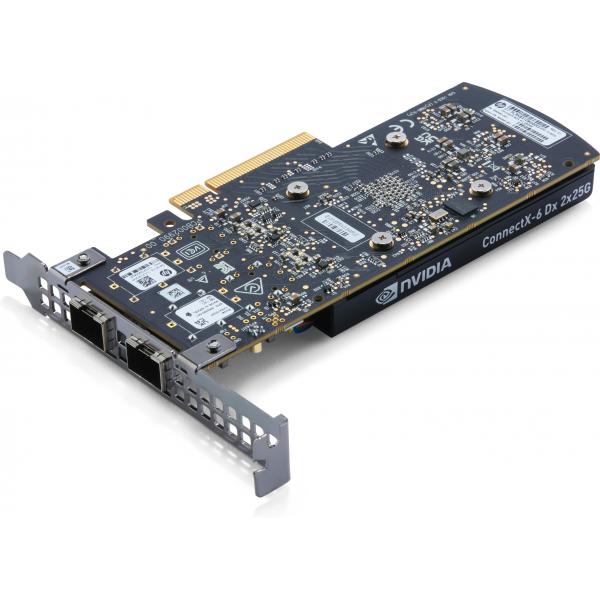 HP NVIDIA Mellanox ConnectX-6 LX Dual Port 25GbE SFP28 NIC (Nvidia Mellanox Connectx-6 Lx - Dual Port 25Gbe Sfp28 Nic - Warranty: 12M)