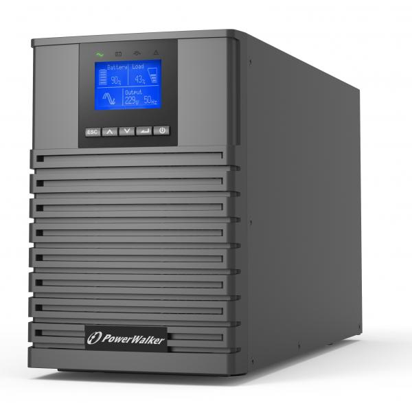 PowerWalker VFI 1000 ICT IoT gruppo di continuità [UPS] Doppia conversione [online] 1 kVA 1000 W 4 presa[e] AC (VFI 1000 ICT IoT UPS - 1000VA/1000W Online UPS, IoT - Solution with Cloud Monitoring, Multiple optional VFI 1000 ICT IoT, - Warranty: 24M)