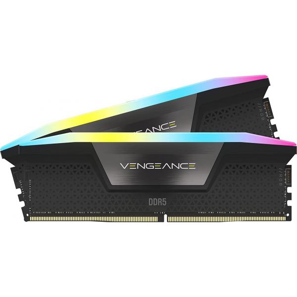 Corsair Vengeance RGB memoria 32 GB 2 x 16 GB DDR5 (CORSAIR DDR5 5200 D/K VENG RGB BLK 32GB)