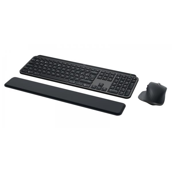 Logitech 920-010930 tastiera Mouse incluso Ufficio RF senza fili + Bluetooth QWERTY Spagnolo Grafite (MX KEYS COMBO FOR BUSINESS GEN - 2 - GRAPHITE - ESP - MEDITER) - Versione UK