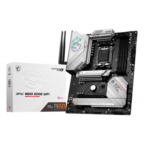 MSI MPG B650 EDGE WIFI scheda madre AMD B650 Socket AM5 ATX (MSI MPG B650 EDGE WIFI - motherboard - ATX - Socket AM5 - AM)