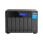 QNAP TVS-h674 NAS Tower Intel® Core™ i3 i3-12100 16 GB DDR4 0 TB QuTS hero Nero (6-bay QuTS hero NAS § Intel Core i3-12100 4-core/8-thread § up to 4.3GHz § 16GB SO-DIMM DDR4[max.128GB] § 6 x 2.5in/3.