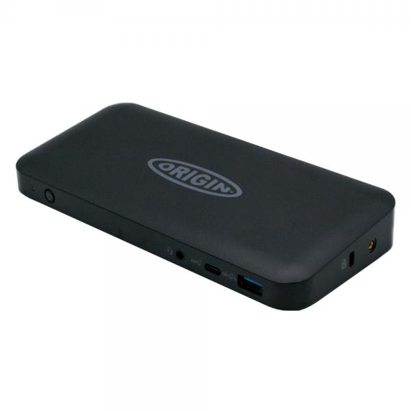 Origin Storage 40AY0090UK-OS replicatore di porte e docking station per laptop USB 3.2 Gen 1 [3.1 Gen 1] Type-C Nero (Origin Storage Docking Station USB-C)