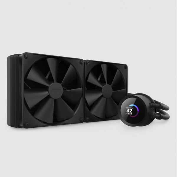 NZXT Kraken 280 Processore Raffreddatore di liquidi tutto in uno 14 cm Nero 1 pz (NZXT KRAKEN 280 LIQUID CPU COOLER BLK)