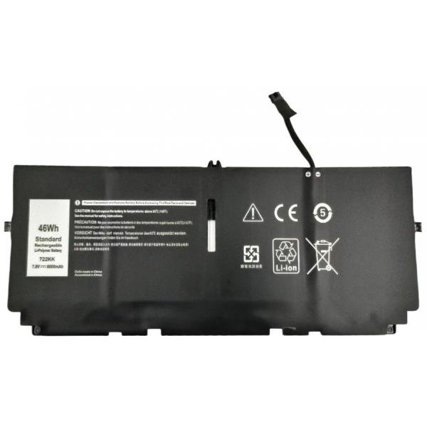 CoreParts MBXDE-BA0246 ricambio per laptop Batteria (Laptop Battery for Dell - 45.60Wh Li-Polymer 7.6V - 6000mAh 46Wh Li-Polymer 7.6V 6000mAh for DELL XPS 13 9300, XPS 13 9300 2020, - Warranty: 12M)