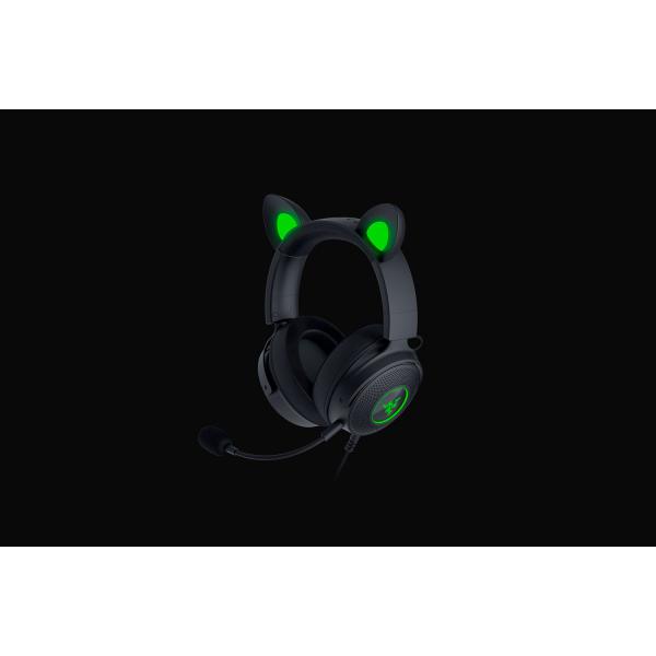 Razer Kraken Kitty V2 Pro Auricolare Cablato A Padiglione Gaming USB tipo A Nero (Razer Kraken V2 Pro, Kitty Edition, Ga)