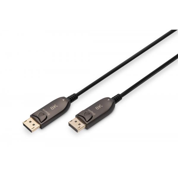 Digitus Cavo in fibra ottica ibrido DisplayPort AOC, UHD 8K, 30 m (DIGITUS - DisplayPort kabel - DisplayP)