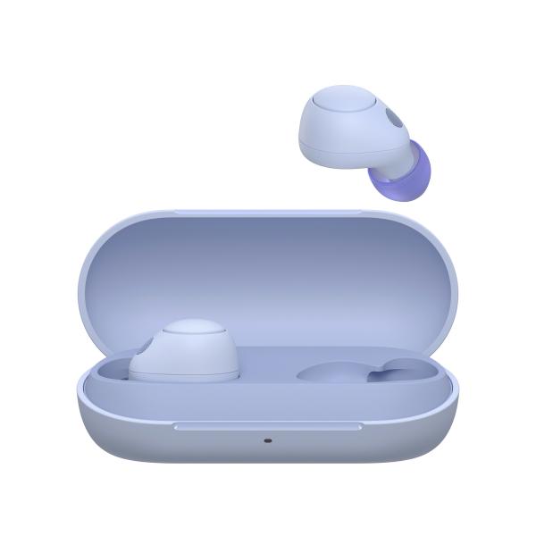 Sony WF-C700N Cuffie con cancellazione del rumore True Wireless - Comfort e stabilità per tutto il giorno - Durata della batteria fino a 15 ore con custodia di ricarica - Lavanda (Sony WF-C700N - ?gte tr?dl?se ?retelef)