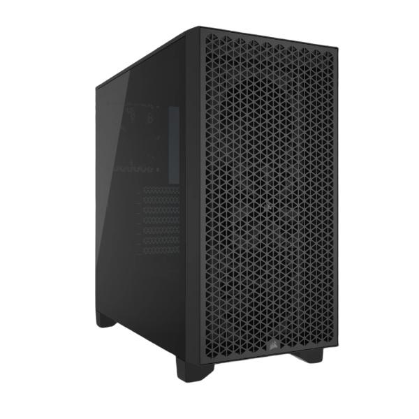 Corsair CC-9011251-WW computer case Midi Tower Nero (Corsair 3000D Airflow Gaming Case w/ Glass Window, ATX, 2x SP120 Fans, GPU Cooling, 4-Slot GPU Support, High-Airflow Front, Black)