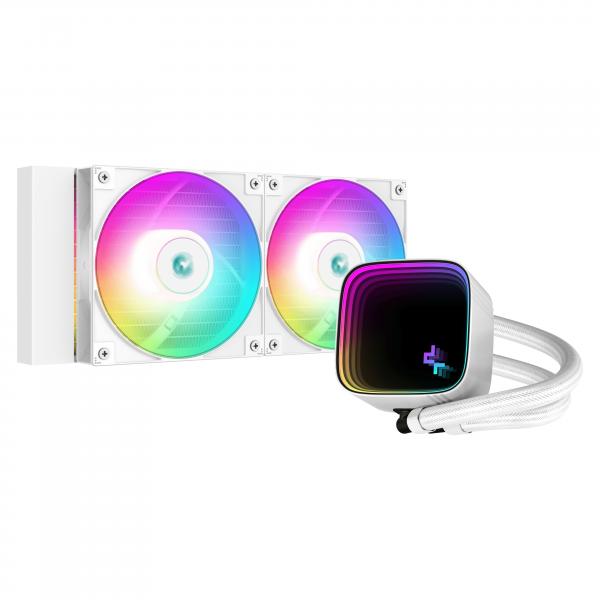 DeepCool LS520 SE WH Processore Raffreddatore di liquidi tutto in uno 12 cm Bianco 1 pz (DeepCool LS520 SE White)