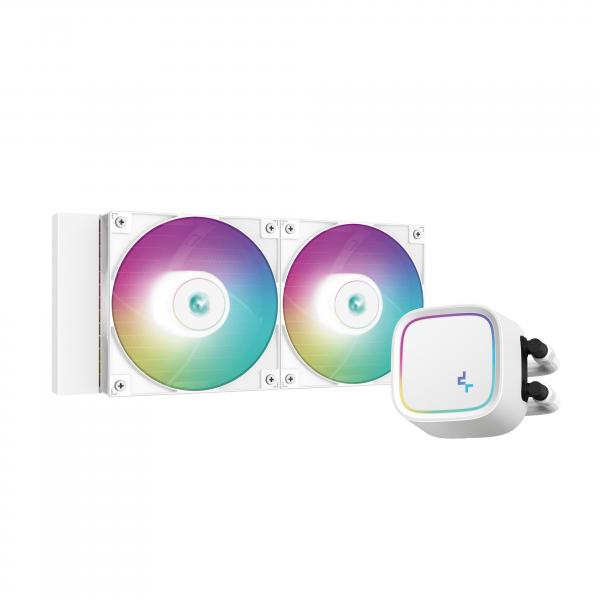 DeepCool LE520 WH Processore Raffreddatore di liquidi tutto in uno 12 cm Bianco 1 pz (DeepCool LE520 White)