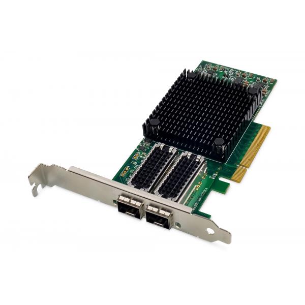 Digitus Scheda di rete 25 Gigabit Ethernet a 2 porte, SFP28, PCI Express, chipset Mellanox (Digitus DN-10180 netv?rkskort Intern F)