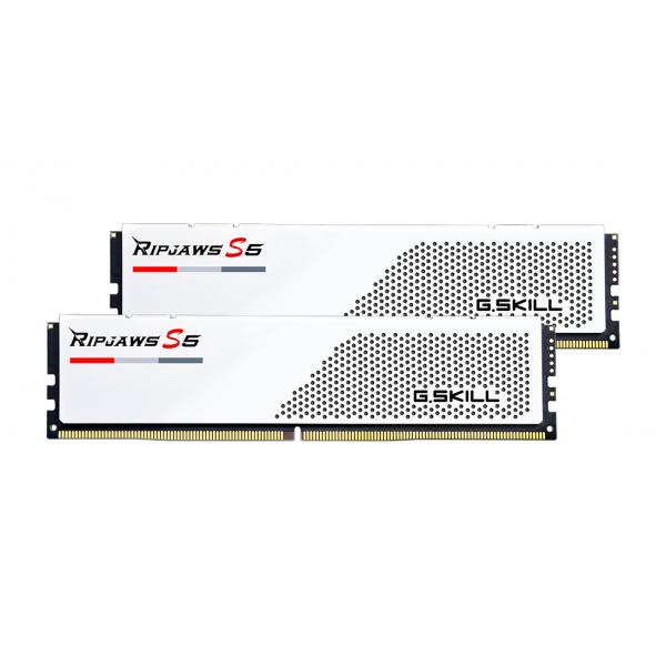 G.Skill Ripjaws S5 / F5-5600J3636D32GX2-RS5W memoria 64 GB 2 x 32 GB DDR5 5600 MHz (G.Skill Ripjaws S5 - 64GB: 2x32GB - DD)