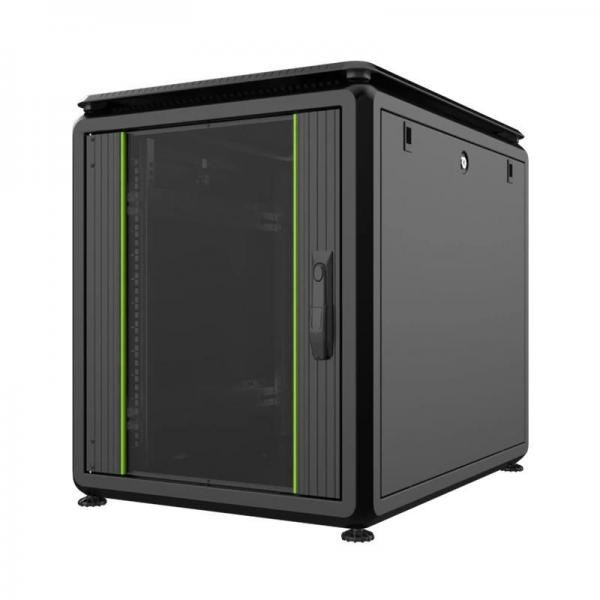 LOGON RDL12U68BL rack 12U Rack indipendenti Nero (19'' 12U Rack Cabinet 600 x - 800 x 719mm Data Line - Black - Warranty: 60M)