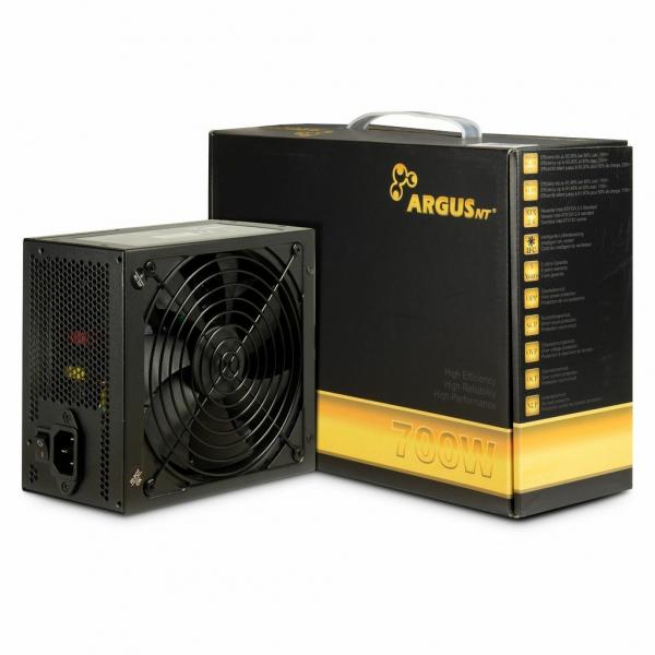 Inter-Tech ArgusNT GPS-700 alimentatore per computer 700 W 20+4 pin ATX ATX Nero (Argus GPS-700 - str?mforsyning - 700W)