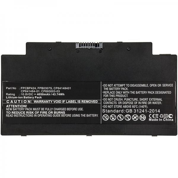 CoreParts MBXFU-BA0029 ricambio per laptop Batteria (Laptop Battery for Fujitsu - 43.74Wh Li-ion 10.8V 4050mAh - 44WH Li-ion 10.8V 4.05Ah Fujitsu Lifebook U536, LifeBook A556, LifeBook A556/G - Warranty: 12M)