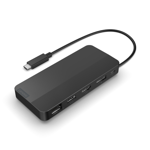 Lenovo 40B90100EU replicatore di porte e docking station per laptop Cablato USB 3.2 Gen 1 [3.1 Gen 1] Type-C Nero (TP TRAVEL DOCK 100W ADAPTER - USB-C DUAL DISPLAY)