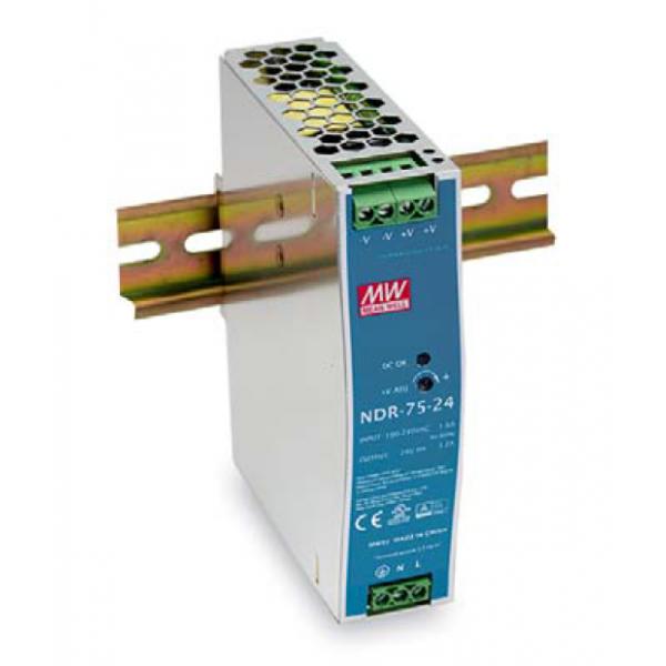 LevelOne POW-2432 alimentatore per computer 75 W Blu, Argento (LevelOne POW-2432 - str?mforsyning)