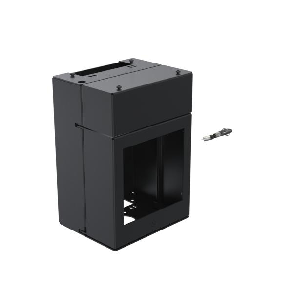 Ergonomic Solutions SpacePole Kiosk SPK212-02 accessorio di sistema POS Modulo centrale Nero Metallo (CENTRE MODULE FOR PRINTER BLACK - )