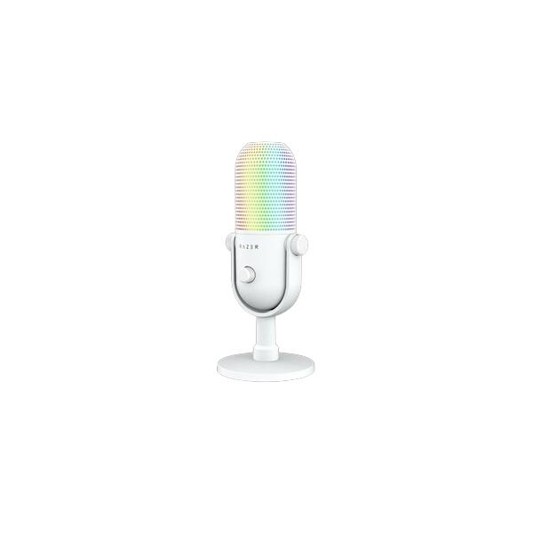 Razer Seiren V3 Chroma Bianco Microfono per PC (RAZER SEIREN V3 CHROMA WHITE MICROPHON)