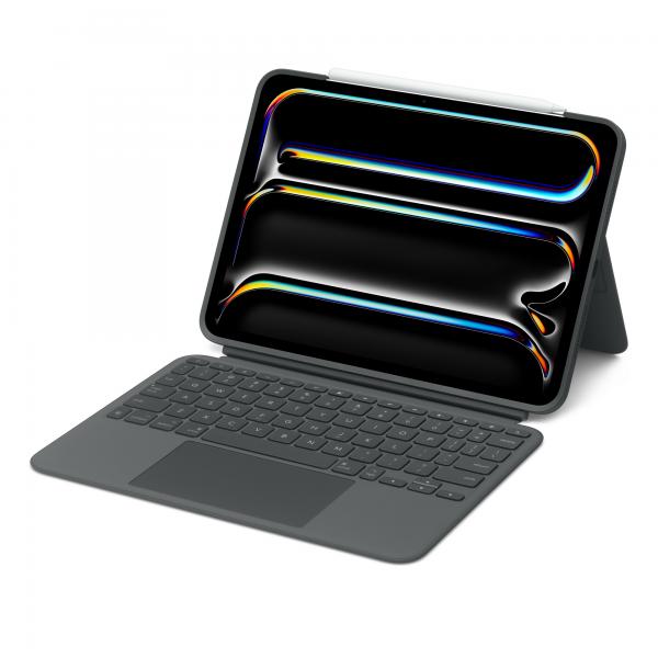 Logitech Combo Touch QWERTY Inglese UK Smart Connector Grafite (COMBOTOUCH FOR IPADAIR 13INCHM4 - GRAPHITE - UK - EMEA28-935) - Versione Tedesca