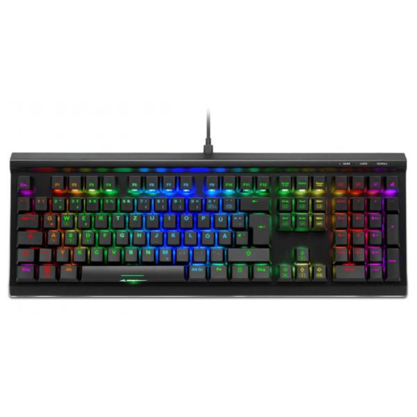 Sharkoon SKILLER SGK40 tastiera Ufficio USB Tedesco Nero (Sharkoon Skiller SGK40 Indgangsudstyr)