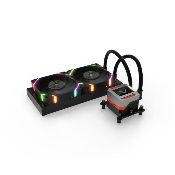 Valkyrie VK-AIOSY240B sistema di raffreddamento per computer Processore Raffreddatore di liquidi tutto in uno 24 cm Nero (Valkyrie Syn 240 ARGB)