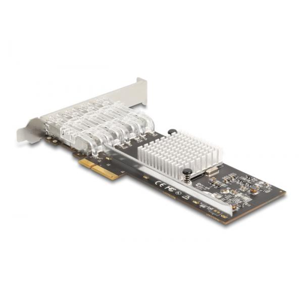 DeLOCK Scheda PCI Express x4 per 4 x slot SFP Gigabit LAN (Delock - netv?rksadapter - PCIe x4 - G)