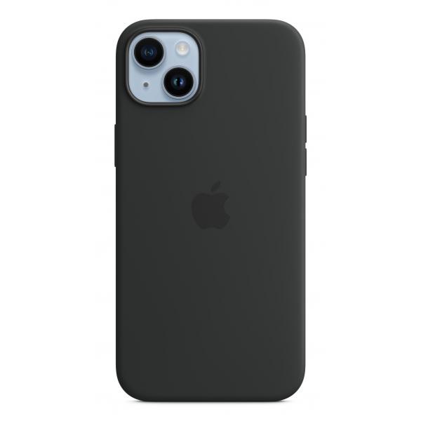 Apple Custodia MagSafe in silicone per iPhone 14 Plus - Mezzanotte (Apple - Back cover for mobile phone - MagSafe compatibility - silicone - midnight - for iPhone 14 Plus)